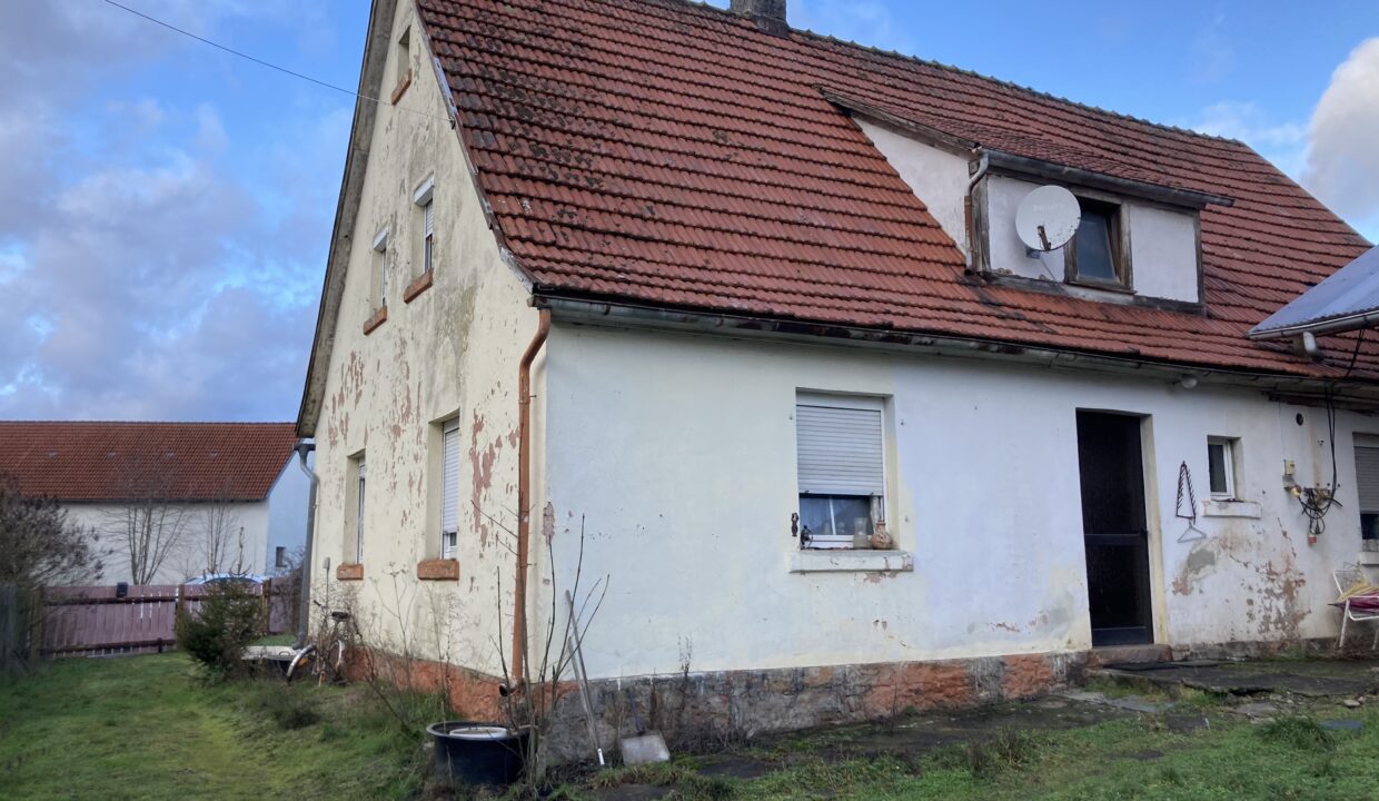 Bauernhaus in Bischofsheim, Außenansicht