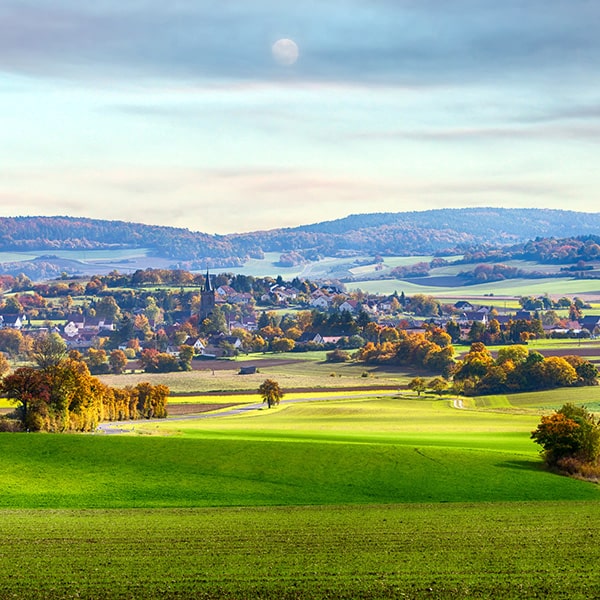 Blick auf die Rhön